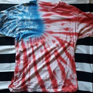 4th of July Tie Dye flag shirt
